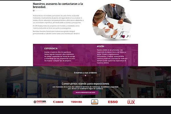 DM Display – Sitio Corporativo (2015)