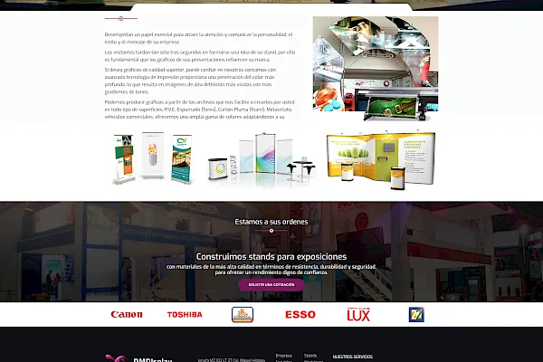 DM Display – Sitio Corporativo (2015)