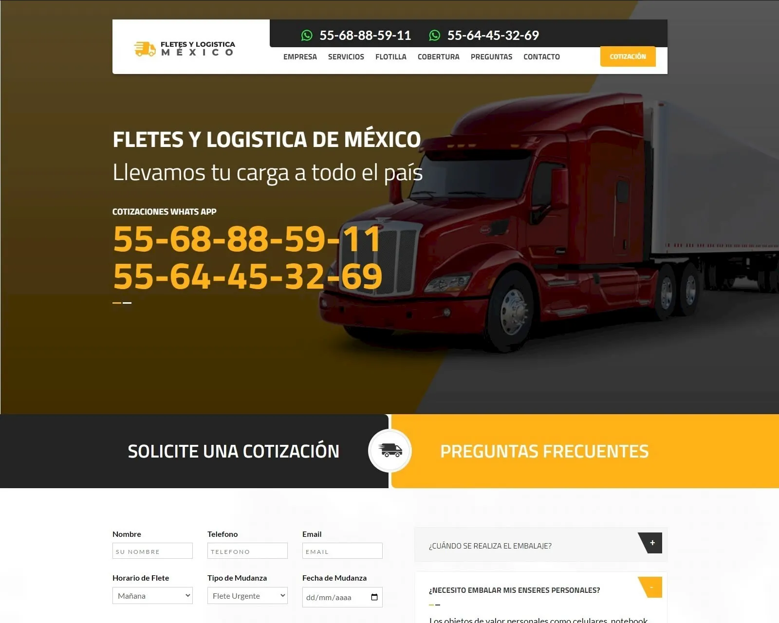 Fletes y Logística México