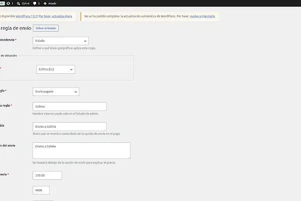 Plugin para mejorar los envíos (WooCommerce)
