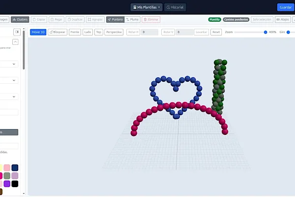 BalloonSketch: Una aplicación para diseño de estructuras con globos.